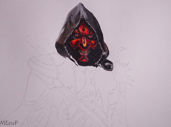 Dibujo de Darth Maul