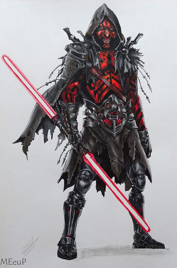 Dibujo de Darth Maul