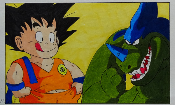 Dibujo del torno de artes marciales