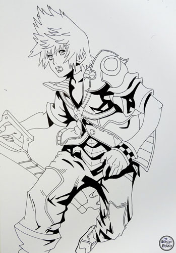 Dibujo de Ventus Kingdom Hearts