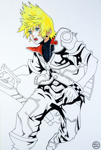 Dibujo de Ventus Kingdom Hearts