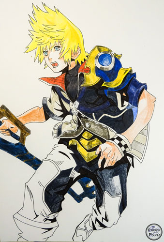 Dibujo de Ventus Kingdom Hearts