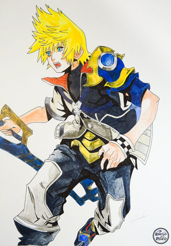 Dibujo de Ventus Kingdom Hearts