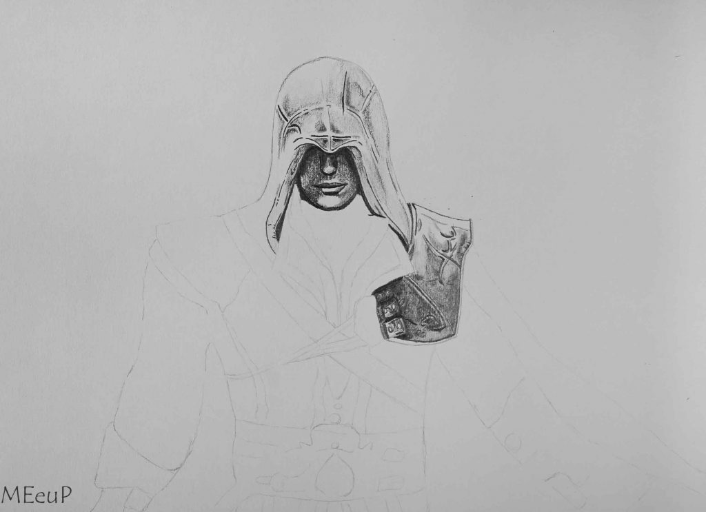 Dibujo Ezio Auditore