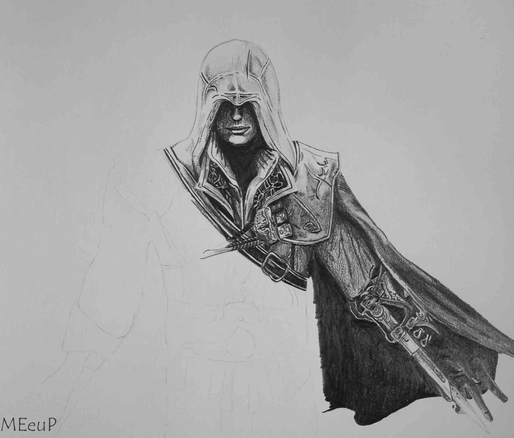 Dibujo Ezio Auditore