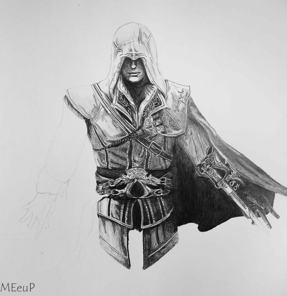 Dibujo Ezio Auditore