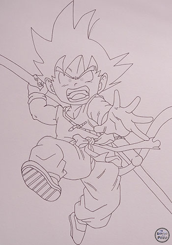 Dibujo de Goku niño
