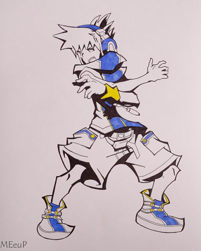 Dibujo de Neku