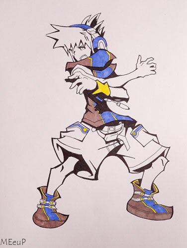 Dibujo de Neku