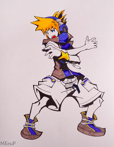 Dibujo de Neku