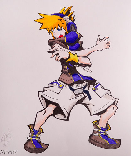 Dibujo de Neku
