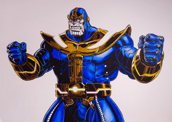 Dibujo de Thanos