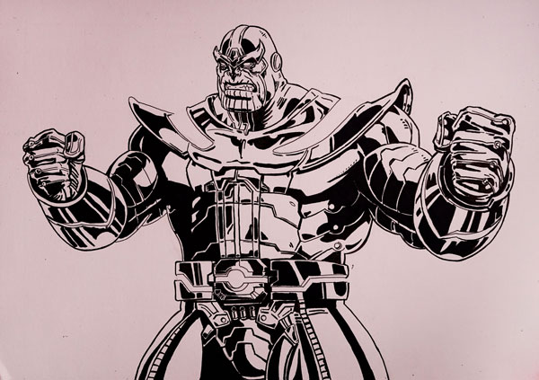 Dibujo de Thanos