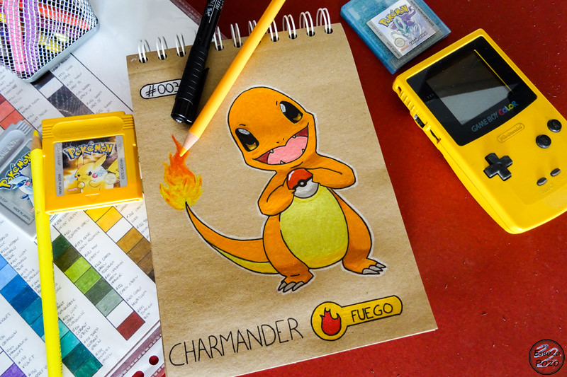 Dibujo Charmander | Pokemon