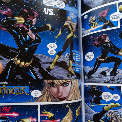 COMIC VENGADORES VS X MEN GRANDES BATALLAS