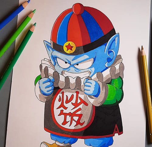 DIBUJO PILAF – DRAGON BALL