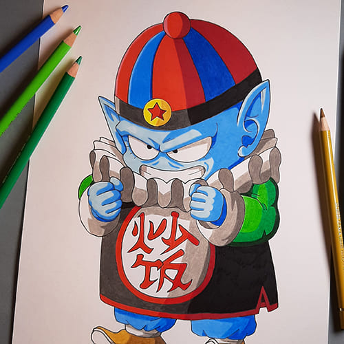 Dibujo Pilaf - Bola de Dragon