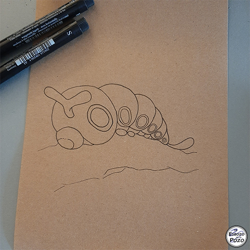 Dibujo de caterpie