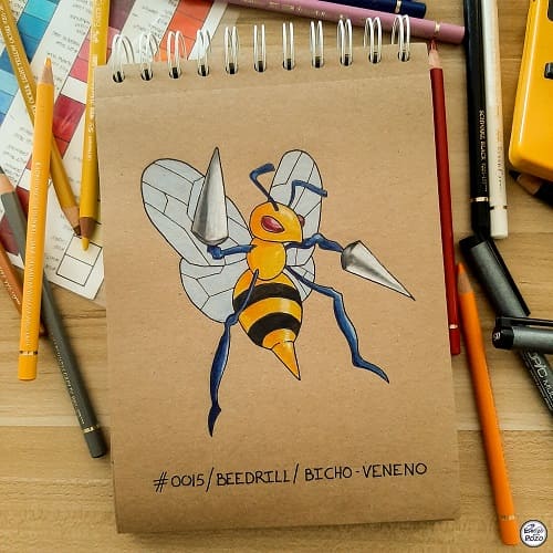 Dibujo Pokemon Beedrill