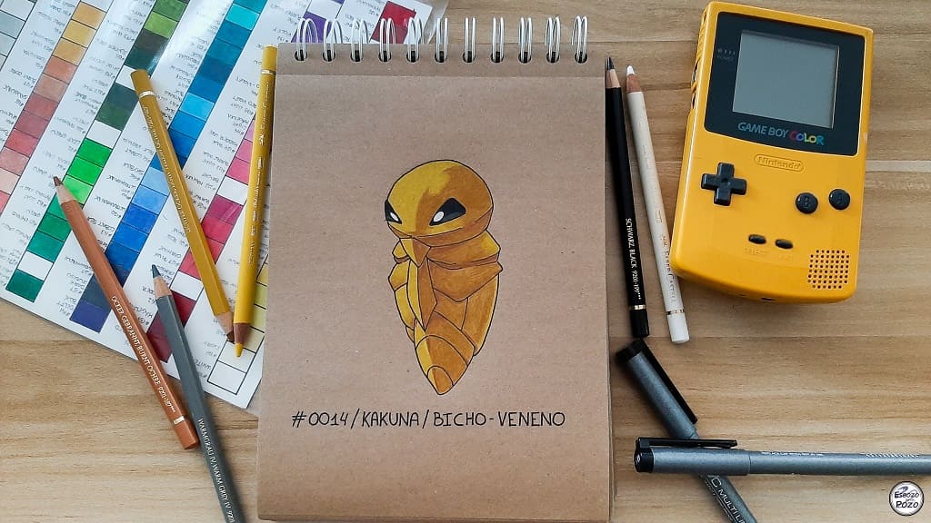 Pokémon-Dibujo Kakuna