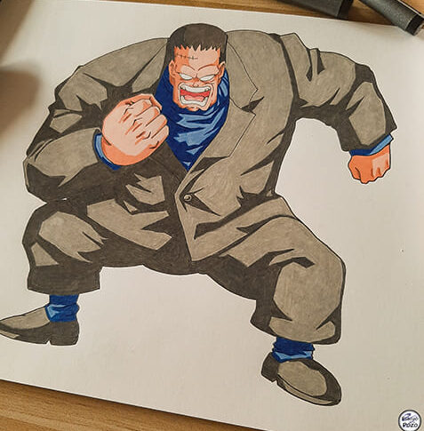 DIBUJO ANDROIDE Nº8 | DRAGON BALL