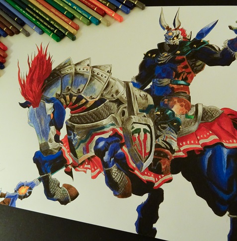 Dibujo Ganon Fantasma | The Legend of Zelda