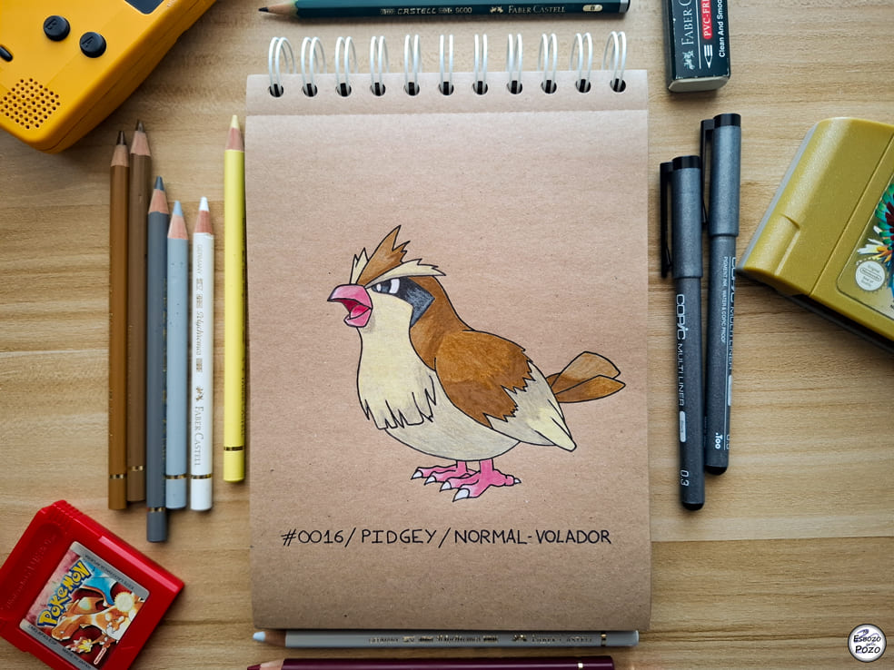 Dibujo Pokemon Pidgey