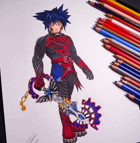 Dibujo Vanitas Kingdom Hearts
