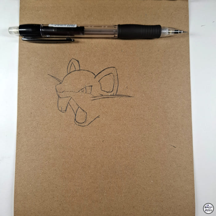 Dibujo Ratatta - Pokemon