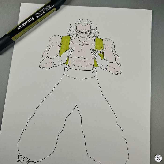 Dibujo Goku Super Saiyan 2 - Dragon Ball
