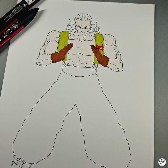 Dibujo Goku Super Saiyan 2 - Dragon Ball