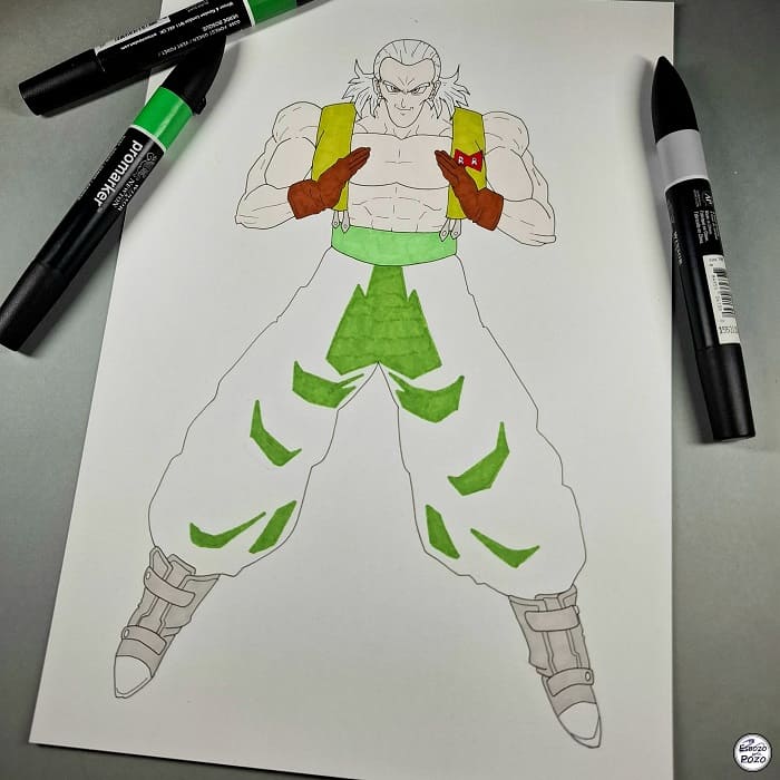 Dibujo Goku Super Saiyan 2 - Dragon Ball