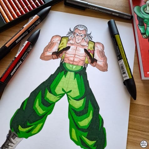 Dibujo Goku Super Saiyan 2 - Dragon Ball