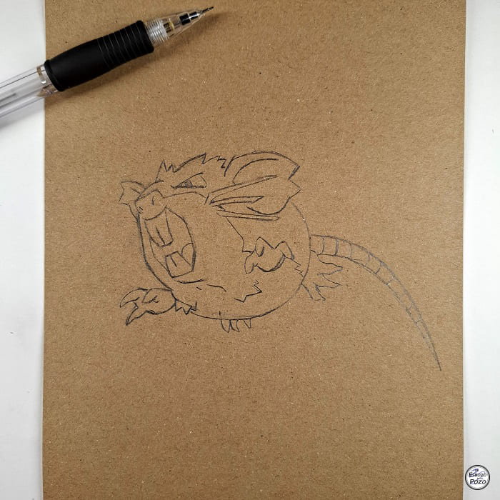 Dibujo Raticate - Pokemon