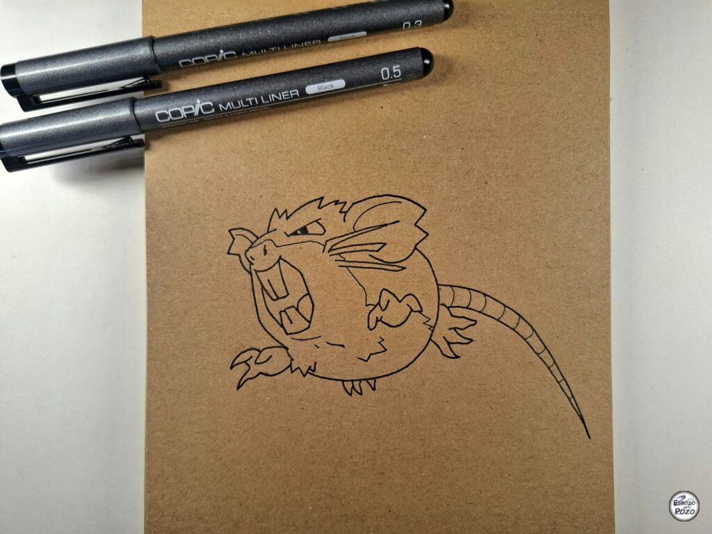 Dibujo Raticate - Pokemon