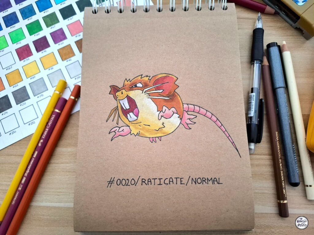 Dibujo Raticate - Pokemon