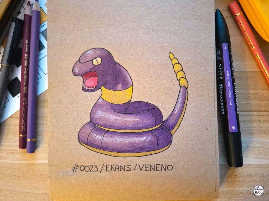 Dibujo Ekans - Pokemon