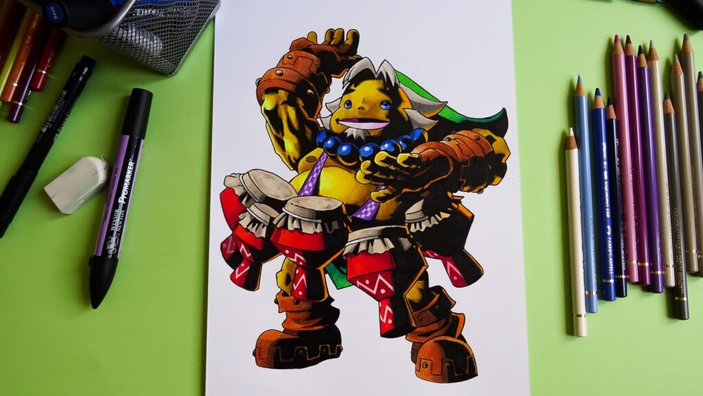 Dibujo Link Goron | The Legend of Zelda