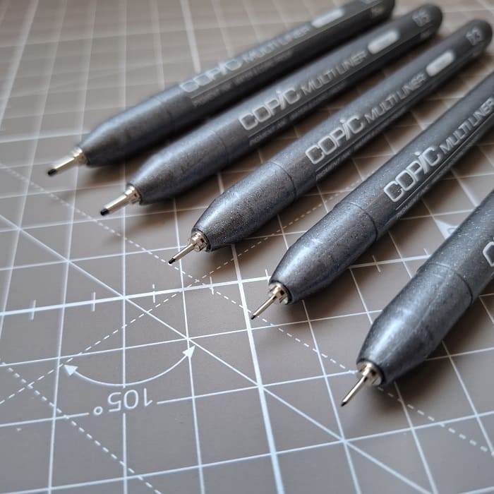 Rotuladores técnicos de punta fina Copic Multiliner Fineliner