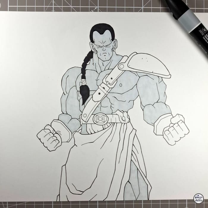 Dibujo Androide Numero 14 | Dragon Ball