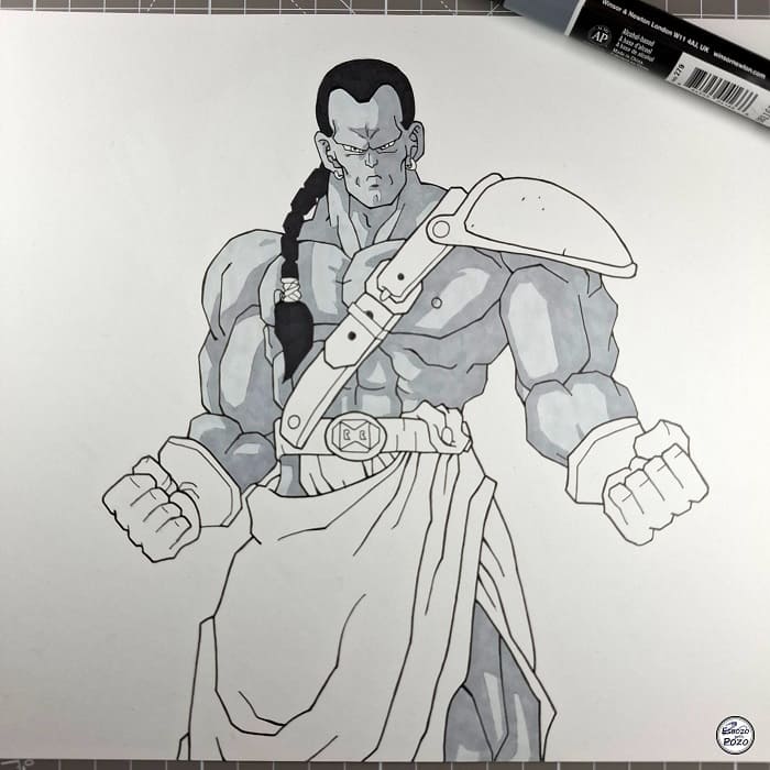 Dibujo Androide Numero 14 | Dragon Ball