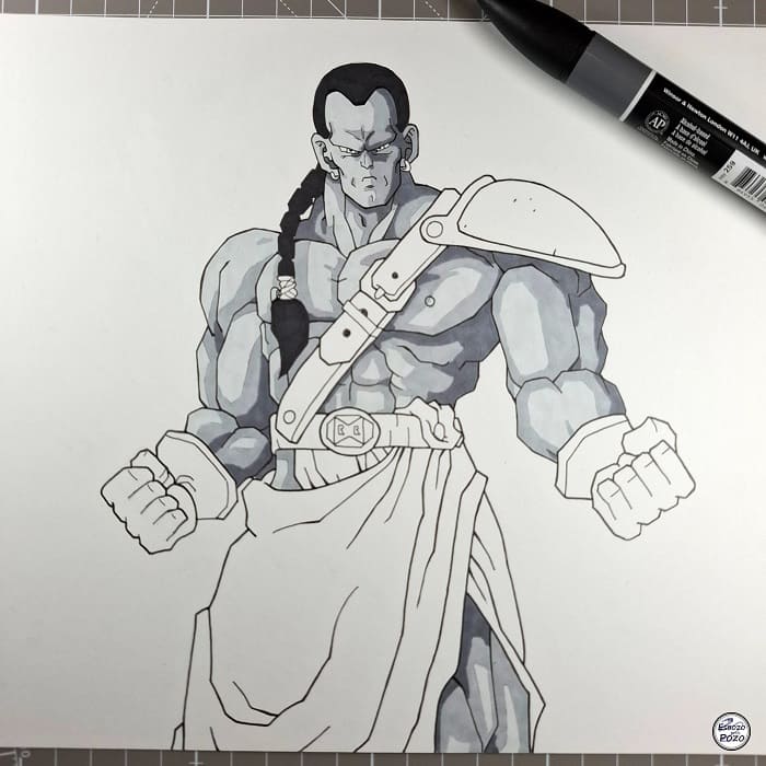 Dibujo Androide Numero 14 | Dragon Ball