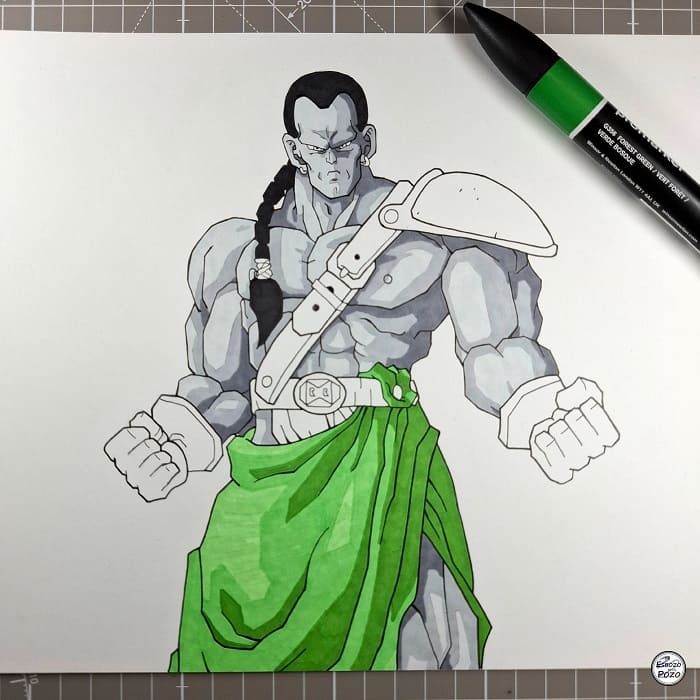 Dibujo Androide Numero 14 | Dragon Ball