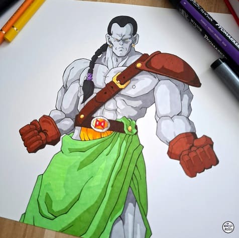 DIBUJO ANDROIDE Nº14 – DRAGON BALL Z