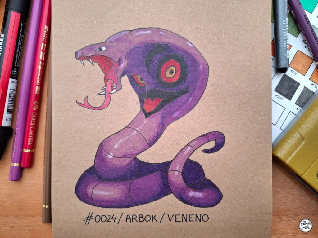 Dibujo Arbok - Pokemon