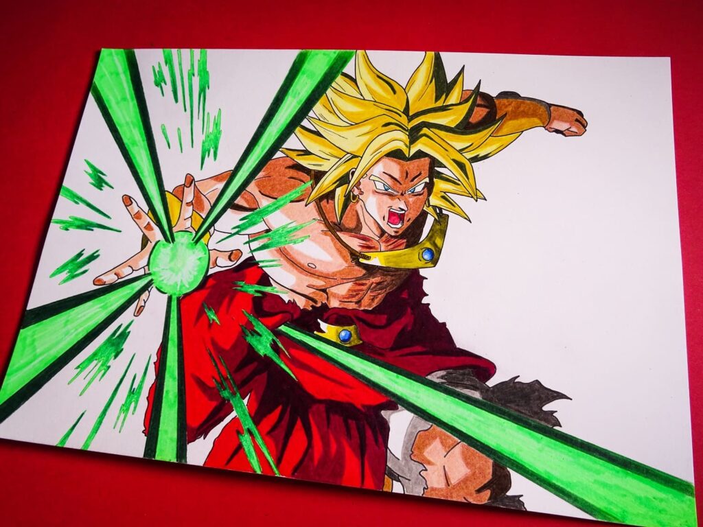 Dibujo Broly Super Saiyan Dragon Ball