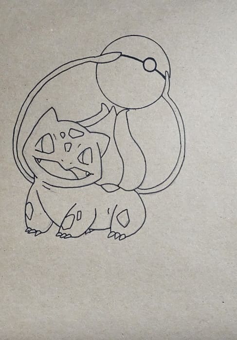 Dibujo Bulbasaur Pokemon