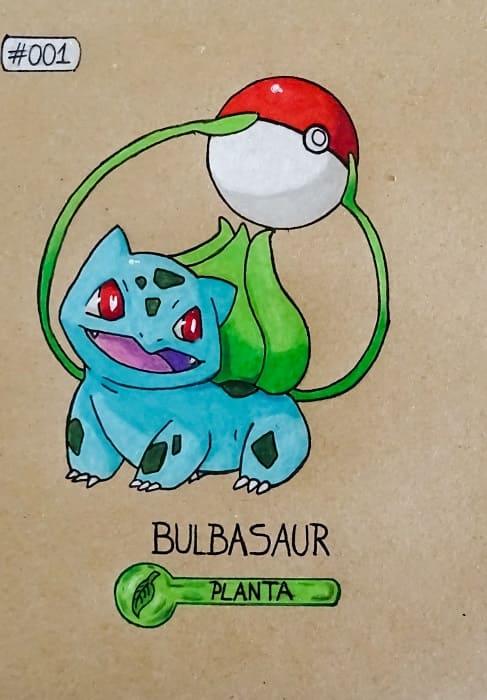 Dibujo Bulbasaur Pokemon