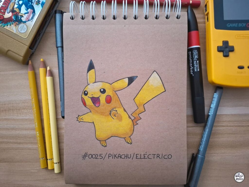 Dibujo Pikachu - Pokemon