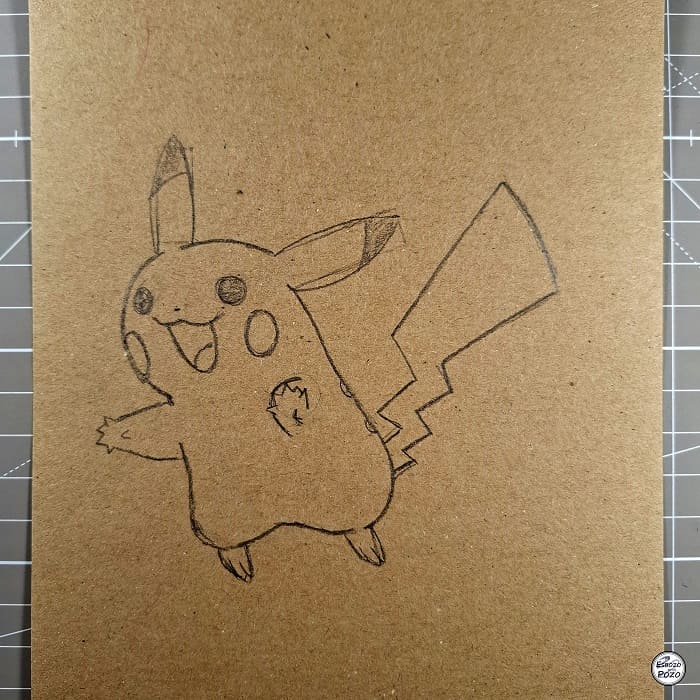 Dibujo Pikachu - Pokemon